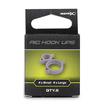 Matrix Rig Hook Ups (4x Small 4x Large) by Billing Tackle