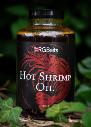 RG Baits Hot Shrimp Oil (500ml) by Billing Tackle