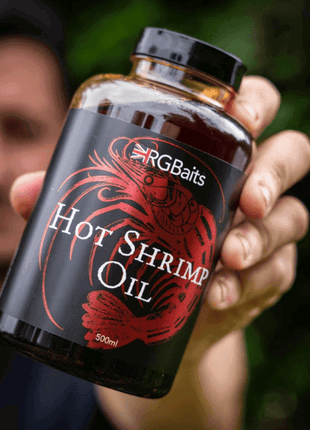 RG Baits Hot Shrimp Oil (500ml) by Billing Tackle
