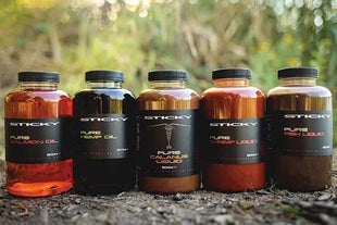 Sticky Pure Hydro Liquids 500ml All Flavours by Billing Tackle