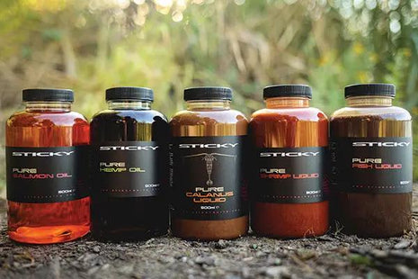 Sticky Pure Hydro Liquids 500ml All Flavours by Billing Tackle