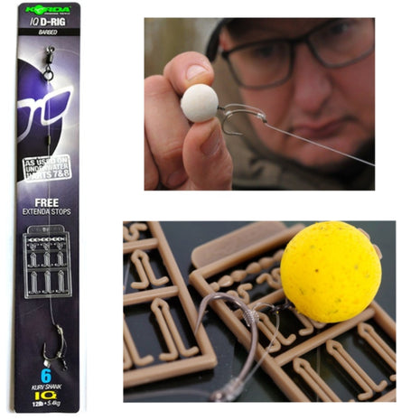 Korda IQ D-Rig Kurv Shank (Free Extenda Stops)