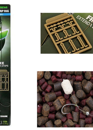 Korda N-Trap Soft KD Carp Rig (Free Extenda Stops)