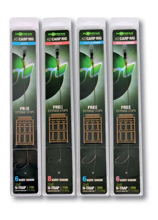 Korda N-Trap Soft KD Carp Rig (Free Extenda Stops)
