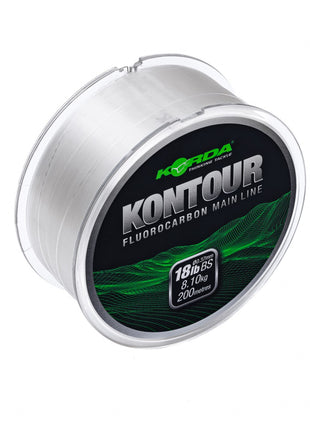Korda Kontour Fluorocarbon Main Line 200m by Billing Tackle