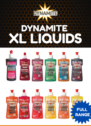 Dynamite Baits XL Liquid 250 ml Range PVA Friendly All Flavours