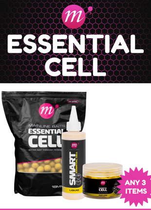 Mainline Essential Cell Baits Bundle - Choose Any 3 Items. Perfect Session Pack