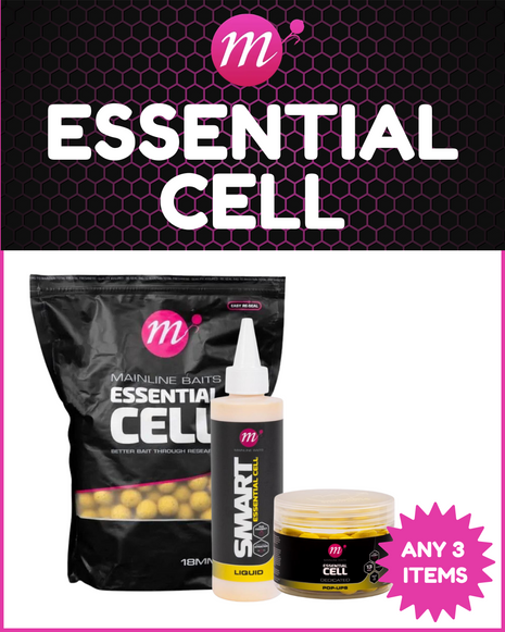 Mainline Essential Cell Baits Bundle - Choose Any 3 Items. Perfect Session Pack