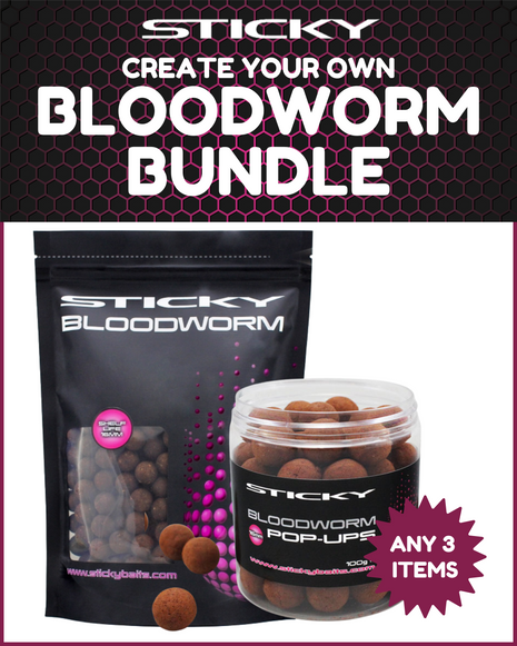 Bloodworm Sticky Baits Bundle - Choose Any 3 Items: Perfect Session Pack