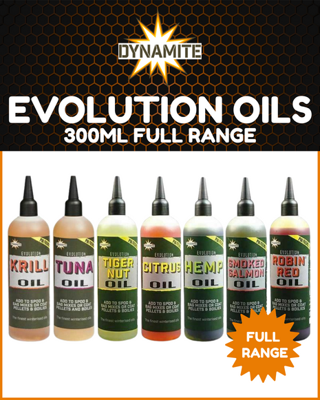 Dynamite Baits Evolution Oils Pva Friendly All Flavours 300ml