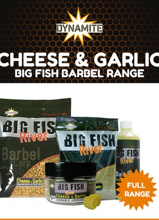 Cheese & Garlic Dynamite Baits Big Fish Barbel River Range