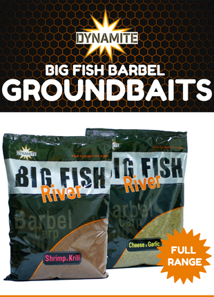 Dynamite Baits Big Fish Barbel River Groundbait Range - All Flavours