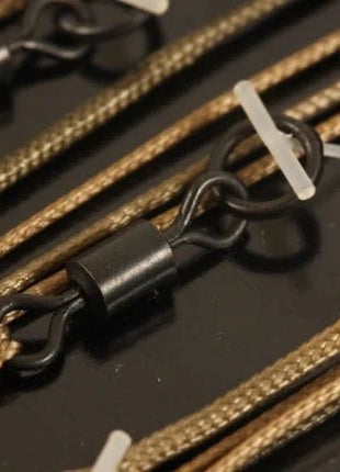 Korda Leadcore Leaders 3x Ring Swivel by Billing Tackle