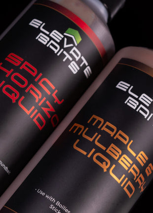 Elevate Baits Boilie Range Liquids by Billing Tackle