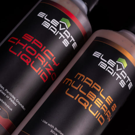 Elevate Baits Boilie Range Liquids by Billing Tackle