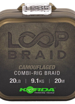 Korda Loop Braid Camouflaged Combi-Rig Braid by Billing Tackle