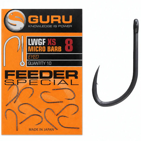 Guru LWGF Micro Barb Eyed Feeder Special | ALL SIZES by Billing Tackle