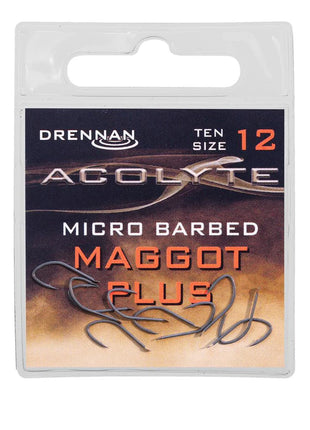 Drennan Acolyte Micro Barbed Maggot Plus ALL SIZES by Billing Tackle