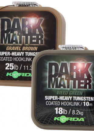Korda Dark Matter Super-Heavy Tungsten Coated Hooklink by Billing Tackle