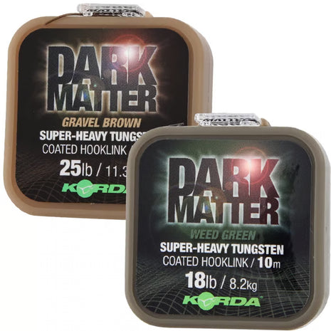 Korda Dark Matter Super-Heavy Tungsten Coated Hooklink by Billing Tackle
