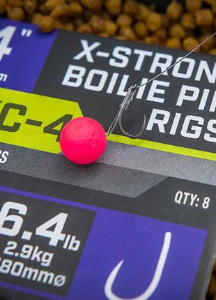 Matrix X-Strong Boilie Pin Rigs MXC-4 4” (10cm) by Billing Tackle