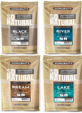 Sonubaits So Natural Non-Fishmeal Groundbait Sweet Skimmer Yellow by Billing Tackle