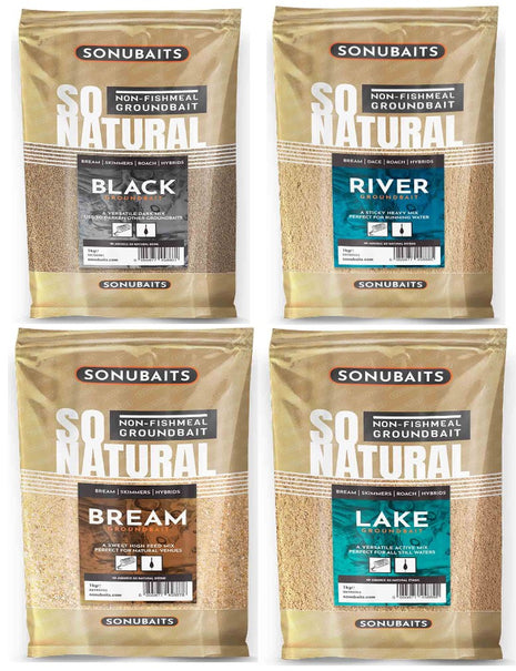 Sonubaits So Natural Non-Fishmeal Groundbait Sweet Skimmer Yellow