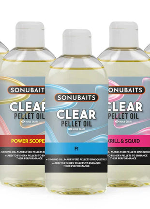 Sonubaits Clear Pellet Oil by Billing Tackle