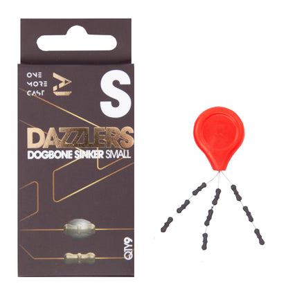 OMC Dazzlers Dog Bone Fishing Sinkers