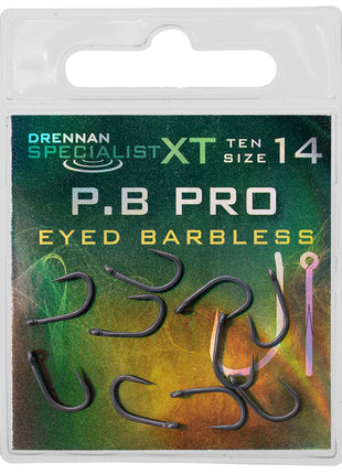 Drennan Specialist XT P.B Pro Eyed Barbless by Billing Tackle