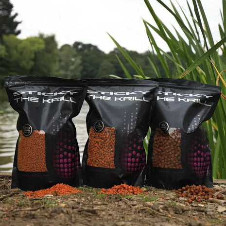 Sticky Pellet 2.5kg Krill Manilla & Bloodworm | ALL Flavours by Billing Tackle