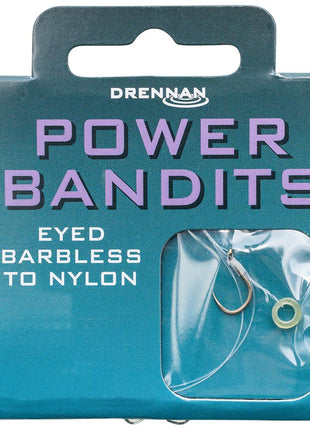 Drennan Power Bandits Eyed Barbless to Nylon by Billing Tackle