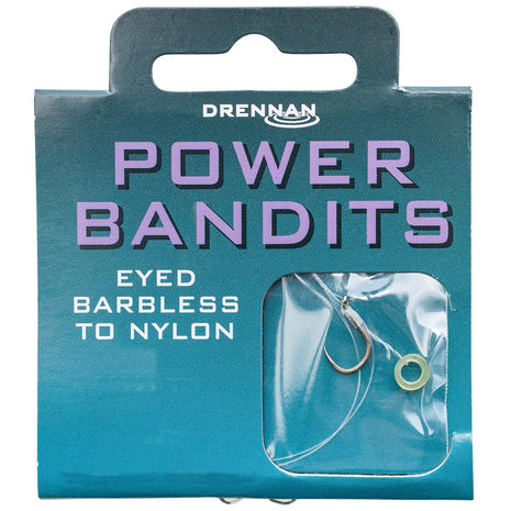 Drennan Power Bandits Eyed Barbless to Nylon by Billing Tackle
