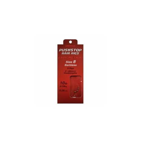 Drennan Pushstop Hair Rigs Carp Method Barbless | ALL SIZES by Billing Tackle