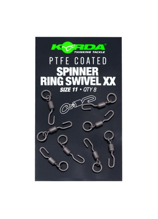 Korda Spinner Ring Swivel XX (PTFE Coated) by Billing Tackle