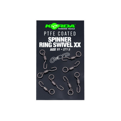 Korda Spinner Ring Swivel XX (PTFE Coated) by Billing Tackle