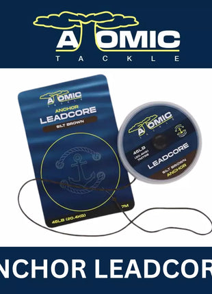 Atomic Tackle ANCHOR Leadcore Silt Brown 45lb