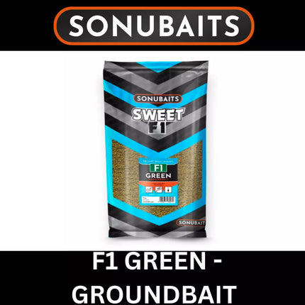 SONUBAITS SWEET F1 GREEN GROUNDBAIT 2kg