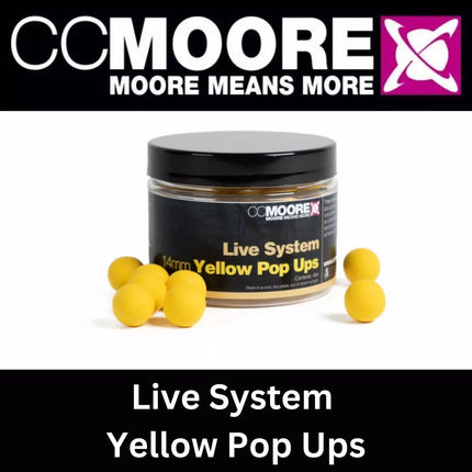 CCMOORE Live System 13-14mm Yellow Pop Ups