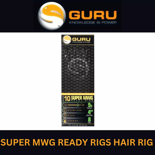 GURU SUPER MWG READY RIGS HAIR RIG 4’’