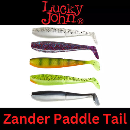 Lucky John Zander Paddle Tail 4.8" - ALL COLOURS AVAILABLE