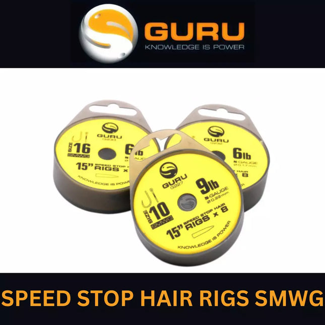 GURU SPEED STOP HAIR RIGS SMWG 15’’