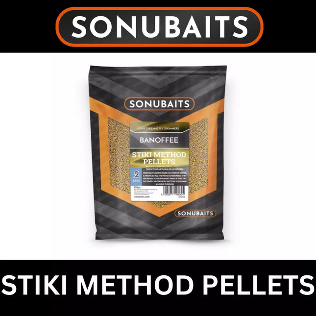 SONUBAITS STIKI METHOD PELLETS BANOFFEE 2mm 650g