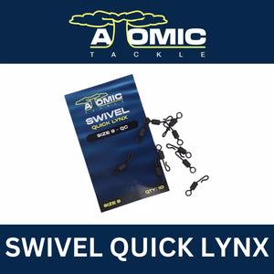 Atomic Tackle Swivel Quick Lynx Size 8 QC