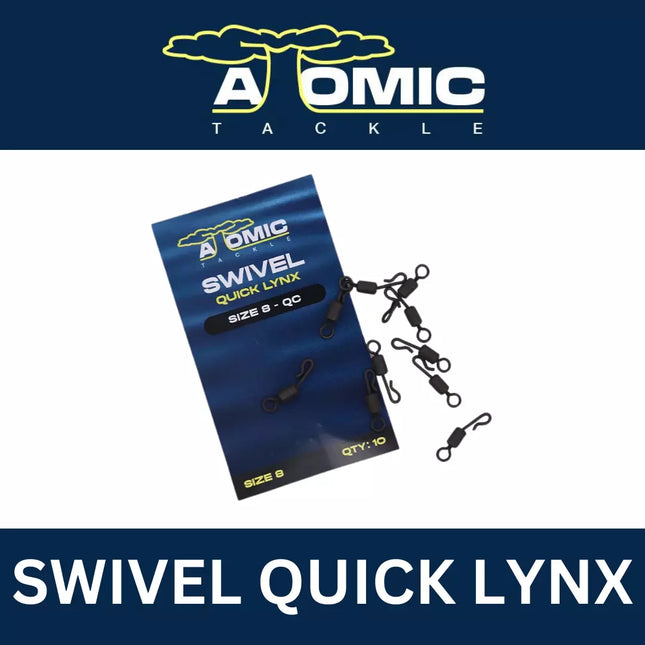 Atomic Tackle Swivel Quick Lynx Size 8 QC