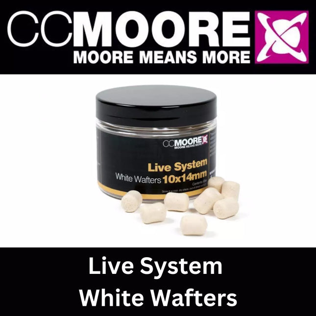 CCMOORE Live System 10x14mm White Wafters