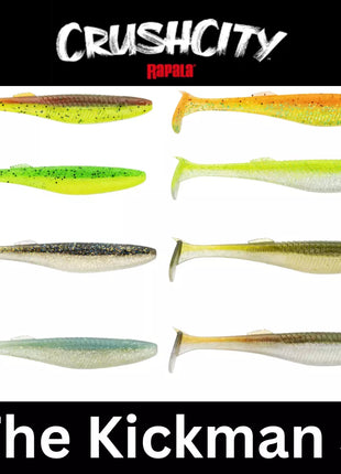 CRUSHCITY The Kickman 3-Inch Soft Bait | Multiple Colors
