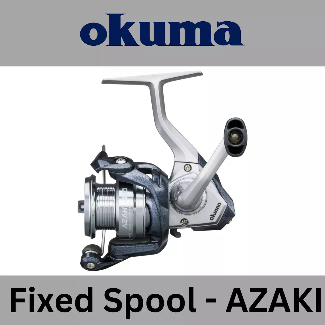 OKUMA Azaki Fixed Spool - Multiple Sizes