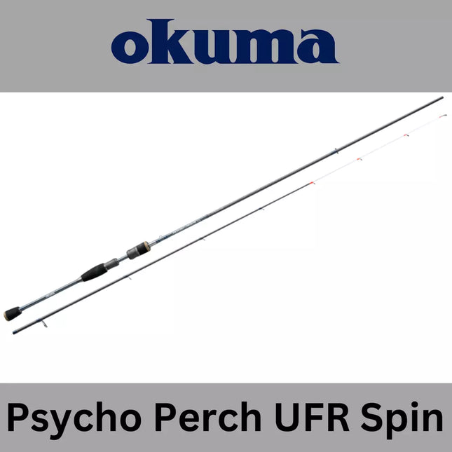 OKUMA Spinning & Casting Psycho Perch UFR Spin  - Multiple Sizes