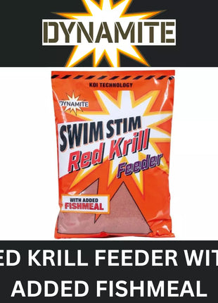 DYNAMITE SWIM STIM RED KRILL FEEDER WITH ADDED FISHMEAL 1.8kg